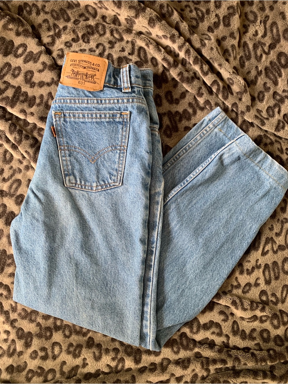 Vintage Orange Tab 631 Levi's Jeans